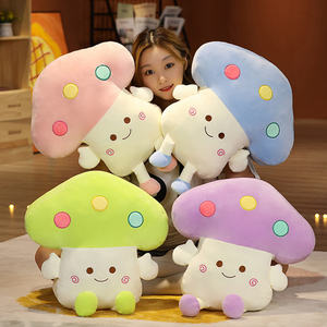 Sayuran Kawaii Lembut Boneka Plushie Bantal Jamur Mainan Mewah - Product Image 6