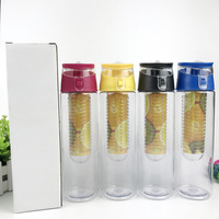 Bouteille d'eau pour infuseur de fruits, 700ml, 800ml