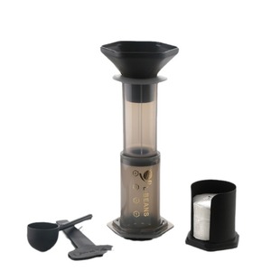 Cafetera Francesa L-Beans, Cafetera Espresso Portátil de Presión Manual con Filtro para Viajes y Uso al Aire Libre - Product Image 1