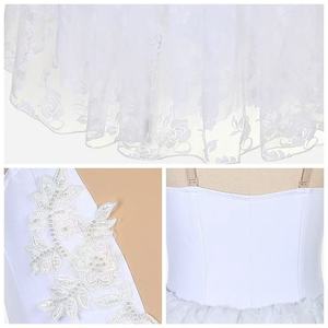Nuovo Costume da <span class=keywords><strong>Ballerina</strong></span> Schiaccianoci Bianco per Bambine, Tutù Romantico da Balletto - Product Image 3