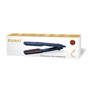 Plancha de Pelo de Cerámica <span class=keywords><strong>Kemei</strong></span> KM-332 con Pantalla Digital LED de Temperatura, Ajustable en Múltiples Niveles, con Iones Negativos - Product Image 2