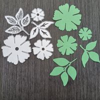 Matrices de découpe et moules artisanaux européens et américains pour quilling, découpe de papier fin, nouveaux motifs de pétales, gravure en acier au carbone