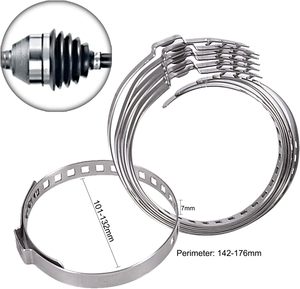 100 cái/túi <span class=keywords><strong>CV</strong></span> Doanh khởi động uốn kẹp thép phổ điều chỉnh ổ đĩa thép không gỉ trục <span class=keywords><strong>CV</strong></span> khởi động kẹp - Product Image 5
