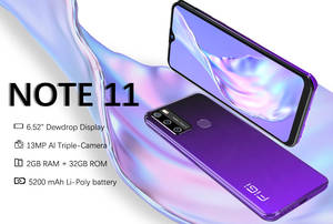 Teléfono Inteligente UNIWA Note 1 con Pantalla de 6.52 Pulgadas Tipo Gota de Agua, Desbloqueo 4G, Android - Product Image 3