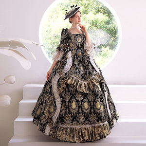 slim fit dress slacks Gold & Black Roman Queen Adults Halloween Costume Dress Up main image 1