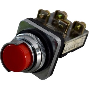 PLC <strong>Maruyasu</strong> Dengyo CP-CK 057 41-10279 Momentary Red Push Button Switch Warranty Product - Product Image 1