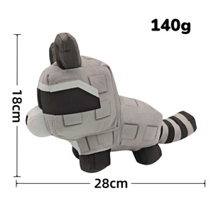Super morbido nuovo cartone animato procione e volpe peluche giocattoli PP cotone Stress sollievo regali per i bambini per il compleanno crescono un giardino <span class=keywords><strong>giochi</strong></span> - Product Image 6
