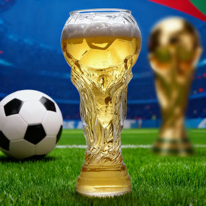 Juego de Copas de Vino con Diseño del Trofeo de la Copa Mundial 2026, Copas de Vino de Plástico, Artículos para Fiestas de Fútbol, Copa de <span class=keywords><strong>Cerveza</strong></span> para Brindis de la <span class=keywords><strong>Victoria</strong></span> - Product Image 1