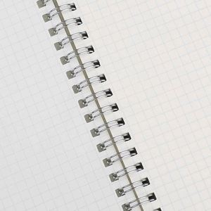 Custom Square Grid A5 Spiral Hardcover Paper Gift <b>Journal</b> Daily School Homework Notebook with Elastic Band Customized Logo - Product Image 4