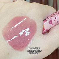 Rouge à lèvres liquide velours rose OEM Gege Bear 2026 – Gloss mat mignon à paillettes transparentes, haute pigmentation, waterproof, longue tenue, sans produits chimiques
