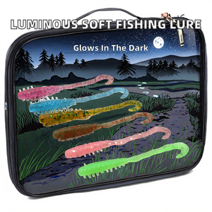 เหยื่อปลอมซิลิโคนยูซยา รุ่นรูทซอฟท์ พินเทล เรืองแสง ลอยน้ำกลางน้ำ สำหรับตก<span class=keywords><strong>ปลา</strong></span>ในแม่น้ำและน้ำเค็ม ไม่มีตะขอ - Product Image 2