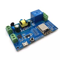 Módulo de relé WIFI inalámbrico ESP8266, 1 canal, ESP- 12F, fuente de alimentación de placa de desarrollo Wifi para cámara ESP32, 2 unidades