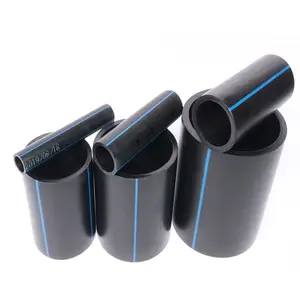 Best-seller 1.25MPa Polyéthylène 6 Pouces tube Souterrain Noir Hdpe Tuyau D'alimentation En Eau