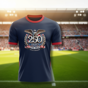 Maglietta per tifosi di calcio USA 250° Anniversario 2026 Personalizzabile con Nome e Numero - Product Image 3