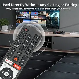 RC4318P RC4318 per Vestel Finlux <span class=keywords><strong>Telefunken</strong></span> Edenwood 4K Smart TV telecomando con NETFLIX YouTube PrimeVideo - Product Image 5