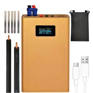 10600MAh Mini Spot Welder 10600 Baterai Spot Welder 20 Gear dengan Charge Buddy OLED Display Baterai Spot Welder