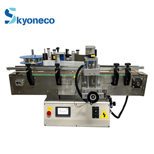 Boîte SKYONE-880ZD de haute qualité automatique en plastique PET Pe bouteille autocollant adhésif étiqueteuse pour bouteille ronde <span class=keywords><strong>babel</strong></span> paquet - Product Image 4