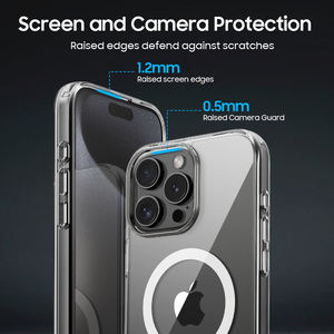 Étui de protection transparent en TPU antichoc <span class=keywords><strong>avec</strong></span> recharge magnétique sans fil <span class=keywords><strong>pour</strong></span> <span class=keywords><strong>iPhone</strong></span> 16 15, <span class=keywords><strong>coque</strong></span> de téléphone <span class=keywords><strong>transparente</strong></span> <span class=keywords><strong>pour</strong></span> <span class=keywords><strong>iPhone</strong></span> 17 Pro Max - Product Image 4