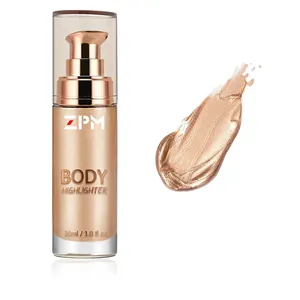 Private Label Shimmer Body Glow Shimmer Lotion Moisturizing Light Weight Body Shimmer Oil