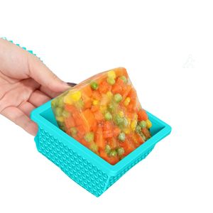 Moule en silicone personnalisable avec logo, grande capacité 1000 ml, couvercle amovible, compatible lave-vaisselle, pour crème glacée - Product Image 1