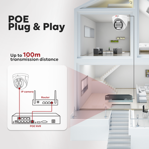 Expglobal 8-Kênh Poe NVR Không Dây An Ninh Máy Ảnh Set Kit 5MP Ngoài Trời Mạng <span class=keywords><strong>Video</strong></span> <span class=keywords><strong>Recorder</strong></span> Tầm Nhìn Ban Đêm Đám Mây CCTV - Product Image 4