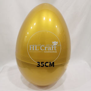 14 ''personalizado FIESTA DE Pascua Jumbo <span class=keywords><strong>huevos</strong></span> brillantes gigante plástico Pascua DIY peludo gran sorpresa huevo vacío para favores de Fiesta de Primavera - Product Image 1