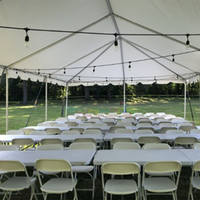 Grands événements 200 300 personnes Tente de mariage Tente de luxe en aluminium Toit en PVC transparent Tente de réception Tentes pour événements Festival