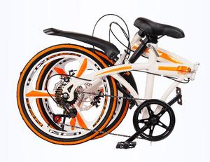 Nhà Máy Bán Buôn Thiết Kế Mới 16 Inch/ 20 Inch 7 Tốc Độ Thép Carbon 3 Lần Gấp Xe Đạp - Product Image 2