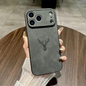 เคสโทรศัพท์ลายกวางหนัง PU กันกระแทก รุ่นขายดี สำหรับ iPhone 17 XR 11 12 13 14 Pro 15 Plus 16E 16 Pro Max - Product Image 1