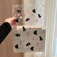 Coque arrière transparente en cuir PU impression UV sublimation personnalisée pour iPad 11 A16 Air 11 10.9 Pro 11 13 12.9 Mini 7