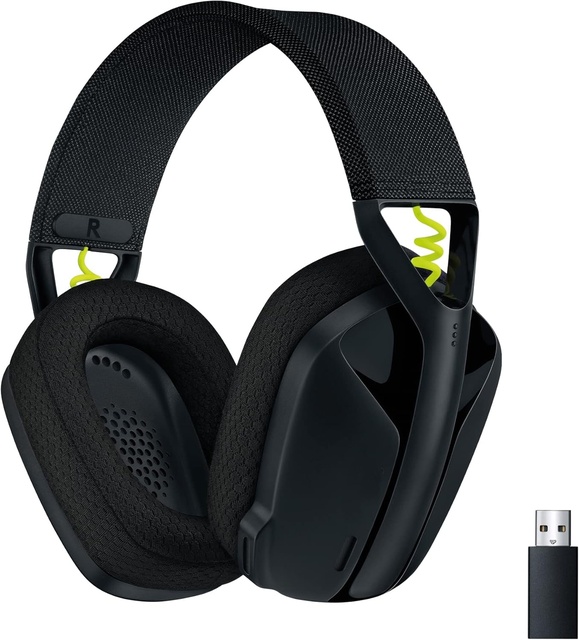 Wireless Game Headset-portable, Built-in Microphone, 18-hour Battery, Compatible with Dolby Panoramic Sound.