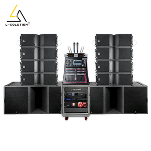 L-solution K208 Enceinte Line Array active 2 voies double 8 pouces, équipement audio de scène, système de sonorisation DJ, enceintes passives amplifiées - Product Image 2