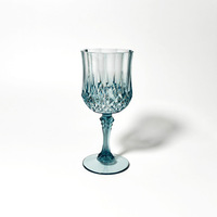 Gobelet en cristal vintage en plastique classique de haute qualité pour la réception de mariage, utilisation à domicile, fête, mariage