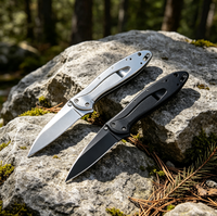 Couteau pliant EDC en acier inoxydable OEM personnalisé pour la survie en plein air, la chasse et le camping