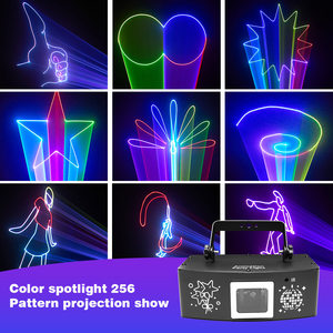 Ysh chuyên nghiệp 3D hoạt hình RGB Laser hiển thị máy chiếu <span class=keywords><strong>DMX512</strong></span> âm nhạc âm thanh kích hoạt Câu lạc bộ trong nhà Disco ánh sáng sân khấu đèn nhà - Product Image 4