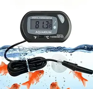 Balık kaplumbağa için ST-3 akvaryum termometresi dijital su tankı akvaryum su sıcaklık ölçer elektronik lcd ekran termometre