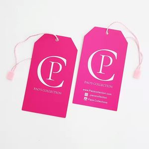 Custom Size Clothing T Shirt Circular Shape hang Tag Label for Luxury Hang Tag - Product Image 2