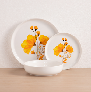 Juego de vajilla de cerámica estilo jardín europeo con estampado floral en acuarela, platos y cuencos de porcelana New Bone China para el hogar de primavera, recuerdos de boda, venta al por mayor - Product Image 2