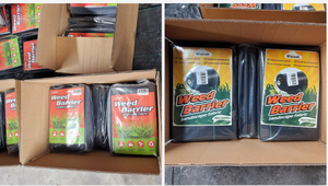 เสื่อคลุมดิน PE คลุมด้วยหญ้าสำหรับการเกษตรทอรั้วตะกอนผ้าสิ่งทอภูมิศาสตร์พลาสติก PP เสื่อวัชพืชสีดำ - Product Image 5