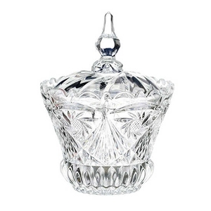 Bonbonnière en verre de style gothique de Contact alimentaire pour la fête de mariage verres utilisés bonbons sucres pot à dessert boîte de rangement de bijoux - Product Image 1