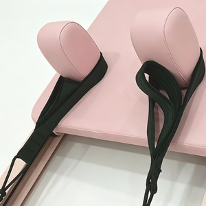 Pink Foldable Reformer Machine Aluminum Adjustable Eco-Friendly Portable Fitness <b>Equipment</b> for Home - Product Image 2