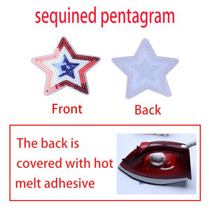 Parche de lentejuelas 3D de fútbol americano para bordado DIY Parches de hierro de PVC personalizados para ropa y bolsos Diseño de lentejuelas marrones - Product Image 5