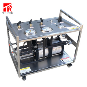 Pompe à gaz à <span class=keywords><strong>double</strong></span> action à haute pression Terek, à commande pneumatique, avec cadre en acier inoxydable et valve à aiguille haute pression 0,4 % FS - Product Image 6