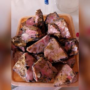 Pierre brute d'opale rose naturelle en gros, pierre de guérison, pierre brute de cristal, pour la décoration, prix usine - Product Image 1