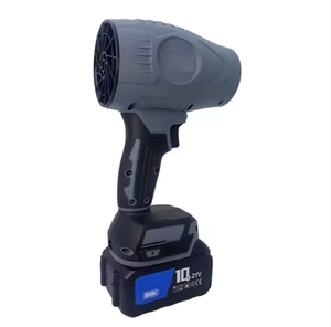 Mini-sèche-cheveux portatif 21V haute vitesse et puissant, dépoussiéreur à air pur avec ventilateur à jet puissant et souffleur - Product Image 5