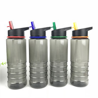 Bouteille d'eau en plastique tendance avec poignée, vente en gros de Chine, idéale pour l'extérieur