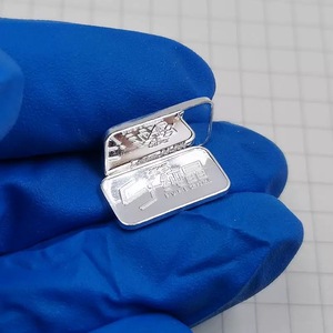 1g gümüş bar ayna cilalı Metal gümüş değerli Metal Ag 99.9% - Product Image 4