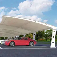 Metalen Frame Parkeer Tenten Aangepaste Grootte Waterdichte Parkeer Outdoor Vouwen Garage Auto Onderdak Tent