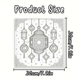 Livre <span class=keywords><strong>de</strong></span> coloriage complet personnalisé pour le Ramadan, motifs imprimés sur mesure, pages d'activités, art islamique, reliure parfaite, papier couché, origine Hunan - Product Image 2