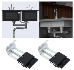 Undermount Sink Clips Kitchen Sink Clips Installation Repair Hardware Clips Fastener Support for Kitchen Bathroom <b>Shower</b> Room - Product Image 5